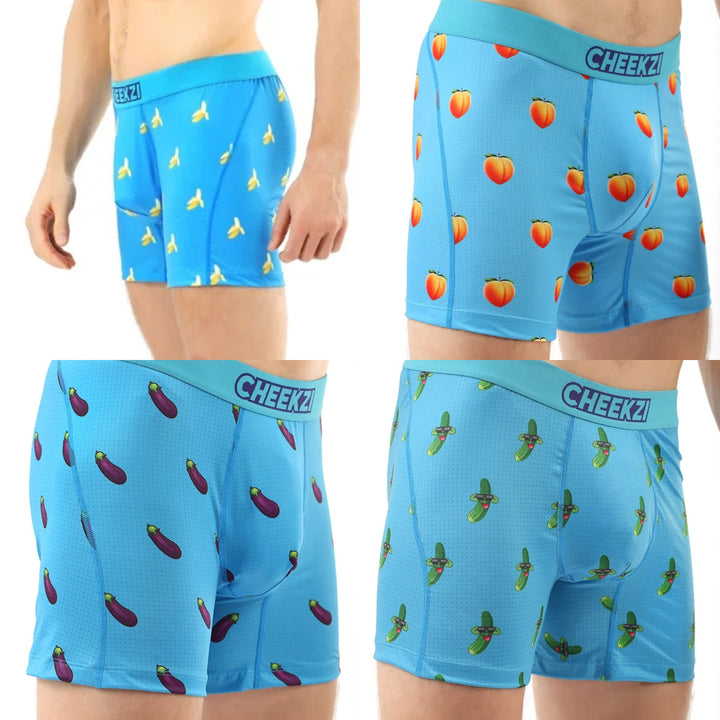 Fruit Salad 4-Pack Funny Boxer Shorts